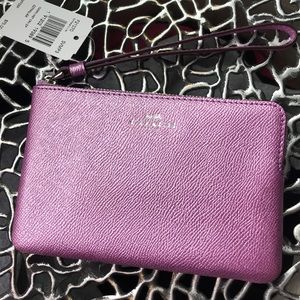 NWT Coach Pink/Purple Wrislet
